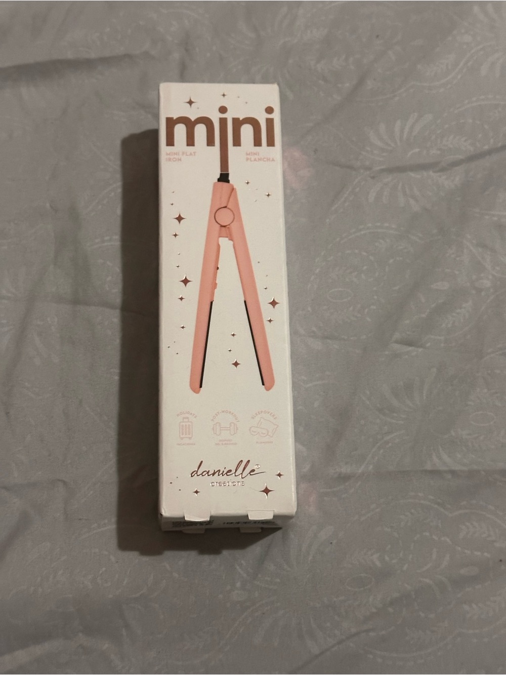 Danielle Mini Pink Travel Hair Straightener - Compact Styling Iron